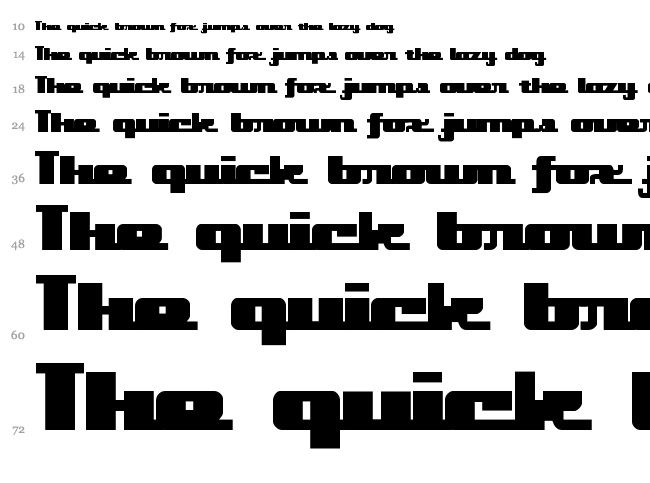 Onakite font waterfall